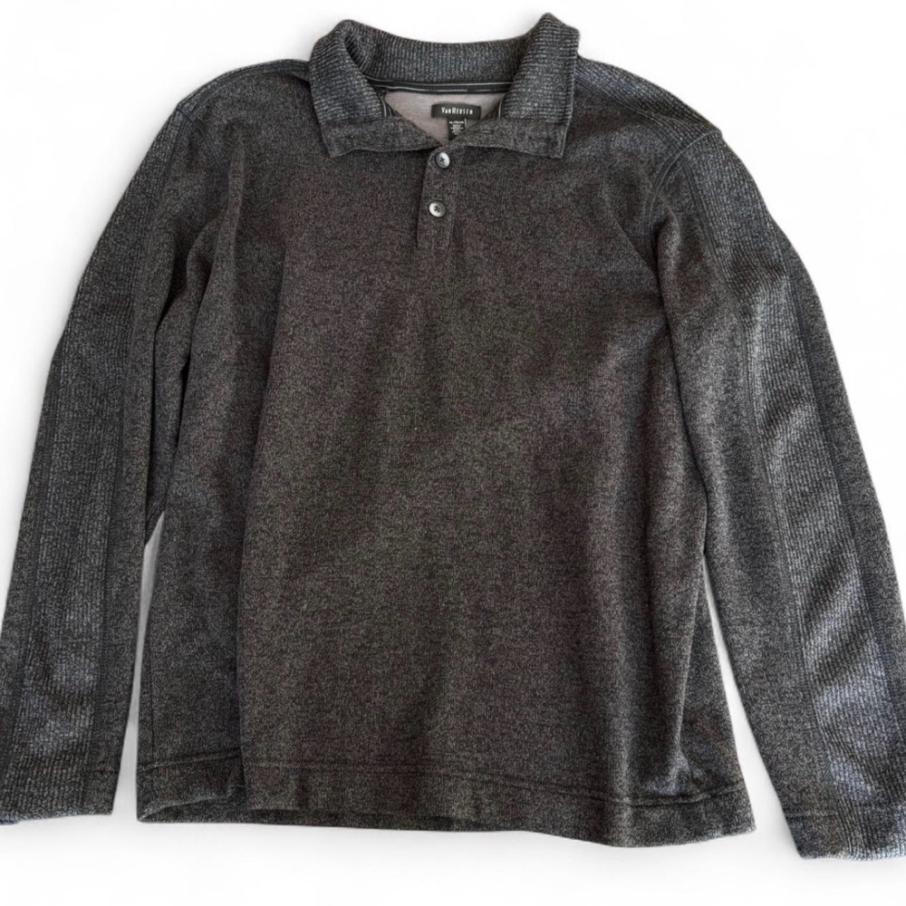 Van Heusen grey collared sweater